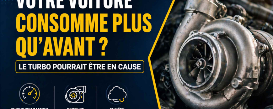 Votre voiture consomme plus qu’avant ? Le turbo pourrait être en cause