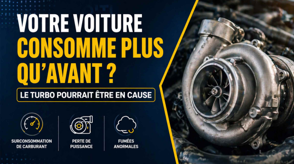 Votre voiture consomme plus qu’avant ? Le turbo pourrait être en cause